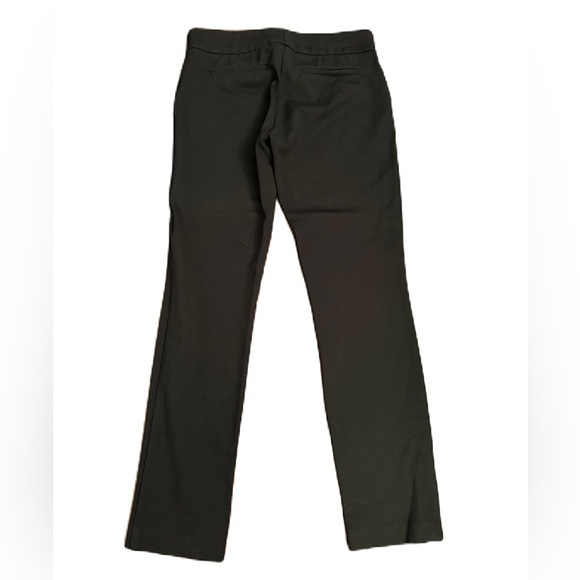 Women’s Black Straight Leg Elastic Waist Pants - Size 4 - Picture 3 of 4